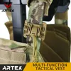 Colete tático de tecido de nylon Artex 1000D de liberação rápida 6094K com bolsa tripla para revista 240125