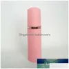 Wholesale 50Ps 60Ml Pink Plastic Foam Pump Refillable Empty Cosmetic Bottle Lashes Cleanser Soap Dispenser Shampoo With Golden Drop D Dhp2Q