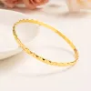 Bracelet éthiopien Gold Dubaï Bangle pour femmes Bracelets de mariée de mariage