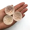 Decorative Figurines Drop 1PC Natural Clear Crystal Opal Pink Amethyst Fluorite Ball Moon Spheres Quartz Rough Stones