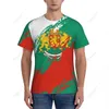 Camisetas para hombres Nombre personalizado Nunber Bandera de Bulgaria Color Hombres Camiseta deportiva ajustada Camisetas para mujeres Jersey para fanáticos del fútbol