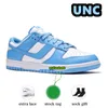 36-47 Scarpe da corsa per uomo Donna Pasqua Varsity Green Glow Nero Bianco Chunky Kentucky Coast UNC Low Sports Sneakers University Red Trainers