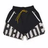 Rhude Shorts Męskie Projektant Krótki mężczyźni spodnie dresowe wygodne moda popularna 2024 Nowy styl poliester luźne luźne spodnie towarowe los Angeles Joggers brespant