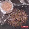 Glitter TCST023 Mix 13 mm Mini Bubble Koraliki Kolorowe szklane koralika do DIY silikonowa wypełniacz epoksydowa biżuteria
