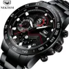 Nektom Watches Mens Waterproof Analogue Clock Fashion Stainless Stainless Stainless Sport Watch Menrelogio Masculino289T