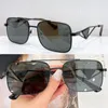 2024 Season New PRA52S Sunglasses Pilot Square Frame Triangle Sign Mirror Legs Men Women Outdoor Leisure Sunglasses