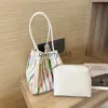 Totes Summer Versatile andbags for Women Luxury Designer 2023 NY LN POLYESTER MATERIAL BUCKET SAPE CASUAL IRIDERCENT MINI LADY BAGSQWERTYUI45