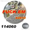 EM Asian 2813 Automatic Mens Watch Ceramics Bezle Black Dial No Date Stainless Steel Bracelet Me Super Watches Puretime1705