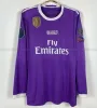 2001-2007 Shirt de football du Real Madrids Seedorf Raul Zidane Mens Retro Soccer Jerseys 2011-2018 Ronaldo Guti Kaka 'Sergio Ramos à manches longues