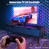 Kontrolery Smart Ambient TV Podświetlenie LED Voor 4K HDMI Apparaat Sync DOOS Strip Verlichting Kit Wi -Fi Voice Google Assistent Control