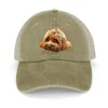 볼 캡 Cavapoo Cavoodle Cockerpoo 강아지 디자이너 Dog Poodle Mix Cowboy Hat Funny Baseball Cap Women 's Beach Outlet Men's