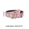 Bälten 634C Belt Girl Pink Silver Decorations European och American Fashionable Sequined Jeans All-Matched Design