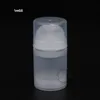 40pcs/lot 50ml Transparent Plastic Airless Lotion Pump Bottle Airless Cosmetic Bottle Empty Vacuum Pressure Emulsion Containers Ghjpr