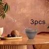 Cups Saucers 3x Japanese Ceramic Tea Cup Container Tasting For Camping Picnic Kitchen