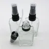 12st 1oz parfym/cologne atomizer tom påfyllningsbar glasflaska svart manipuleringssprut 30 ml aigpl