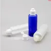 150 ml Pet Plastic Clear/Blue runda tomma flaskor Flip Cover Bottle For Lotion Shampoo Cosmetic Packaging Empty BottleGoods Wtage