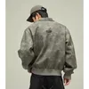 Hip Hop Retro Motorrad Lederjacken Mann American Street Casual Wildleder Bomber Mäntel Frühling Herbst Reißverschluss Hübsche Outwear 240124