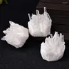 Decorative Figurines Natural Crystal Cluster Quartz White Clear Healing Stones Gemstone Reiki Specimen Home Decoration Minerales Gifts