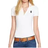 Designer Polos Spring/Summer Pony Womens de mangas curtas Camiseta clássica Business OL Casual Collar Casual Camisa Polo