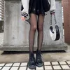 Articoli per feste JK Ragazze carino a pois cuore fiocco collant senza soluzione di continuità calze stampa donne sexy calze a rete cosplay Lolita bianco sottile