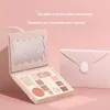 Colorrose Relief Eyeshadow Plate multifonction Highlight Palette Blush Palette Brown Brown Milk Tea Niche femelle 240124