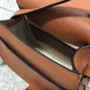 Echter Leder Luxurys Designer Marcie Satteltasche für Frau Vintage -Tasche Herren Clutch Sling Crossbody Bag Gurt Travel Handtasche Messenger Klapptasche sogar Umhängetaschen