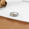 Laag Ringen Liefde Dames Mannen Trendy x Gevlochten Mode Dames Sieraden Dubbele Designer Ring voor Paar Verjaardagsfeestje Gift2613