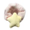 Anneau circulaire en forme de cochon en peluche pour gros intestin, corde en forme d'étoile à cinq branches, bande en cuir douce et mignonne pour fille, accessoires pour cheveux d'automne et d'hiver