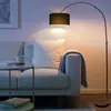 Floor Lamps Modern LED Floor Lamp Height Adjustable Home Decor Floor Light Living Room Bedroom Study Marble Base Standing Light Black White YQ240130