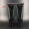 50G 100G 160G TOMT Black Soft Squeeze Cosmetic Packaging Refillable Plastic Lotion Cream Tube Screw Lids Bottle Container Khara