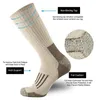 Men's Socks Unisex 80% Wool Thicken Warm Hiking Thermal Cushion Crew For Men Women Sports Moisture Wicking Euro Size