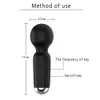 Vibradores mágicos poderosos handheld clitóris estimulação adulto pessoal silicone brinquedo sexual mini bonito av wand massageador para mulheres feminino