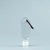 50ML fles handdesinfecterend middel voor desinfecterende vloeistof Flip-top dop met sleutelhangerhaak Transparante plastic fles voor reizen Gbvkb Igvom