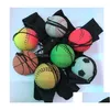 Palline Palline di gomma spugna Nuovo arrivo Casuale 5 Stile Giocattoli divertenti Rimbalzante Gomme fluorescenti Palla Fascia da polso Drop Delivery Sport all'aperto Dhjoo