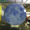 Großhandel Party Luftballons Riesen aufblasbarer Mondball 3m/6m Luft Luftpullope Satellitenbeleuchtung aufgeblasener Mond mit LED -Licht