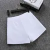 Kvinnors shorts 2024 Summer Fashion Women kjolar Hög midja Casual Suit Black White Short Pants Ladies