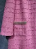 10026 XXL 2024 Runway Kleid Frühling Sommerkleid Rundhalsausschnitt Langarm Blau Rosa Marke Gleicher Stil Damenkleid Mode Hohe Qualität LT