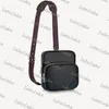 M45439 Cross Body UTILITY SIDE BAG Men Messenger Crossbody Bags Genuine Cowhide leather designer canvas shoulder bag purse waist225C