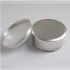 150g alumínio estanho metal redondo vazio cosméticos frascos recipientes de alumínio para maquiagem caso 150ml latas de embalagem recarregáveis 5oz sfgsw