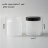 20 x 250g 250ml Frost PET Jars Conteneurs avec couvercles en plastique à vis 250cc 833oz Vide Transparent Crème Emballage Cosmétique Rpnkc