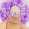 Craft Tools 50 Pcs Mini Kawaii Cartoon Cute Grape Popsicle Resin Scrapbook Rhinestones 3D For DIY Manicure Accessories Decorations L68