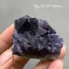 Hängen 100% Natural Purple Stepped Fluorite Cluster Mineral Prover Gem Level Stones and Crystals