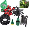 25 m DIY Micro kroplowy system nawadniania Plant Zestawy węża ogrodowego Timer Zestawy węża ogrodowego z regulowanym krople BH06 Y200106187G