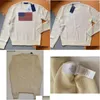 Pulls pour hommes Nouveau 23SS Pull tricoté pour dames - Drapeau américain Hiver Haut de gamme Marque de mode de luxe Confortable Coton Plover 100% Drop Otrg4