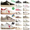 Designer Golden Sneakers Luxurys Mocassins Chaussures Casual Cuir Italie Dirty Old Shoe Marque Femmes Hommes Super-Star Ball Star Hi-Star Baskets Plateforme DHgate Pompes