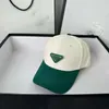 Designerin Frauen Ball Caps Sommer Zwei -Ton -Hut lässig Herren Hüte Klassiker Mode Casquette Urlaub Sun Hut Baseball Cap Paar Hut