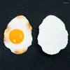 Decorative Flowers 1pc Fun Kitchen Toys Egg Food Pretend Role Play Artificial Fruits Vegetables Children Toy Decor Christmas