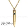 Necklaces New custom Photo Projection Men's Necklace Bullet Pendant Fashion Jewelry Wedding Gift Birthday Gift for Family and Friends.