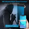 Doorbells WSDCAM Wifi Indoor Camera 1080P Tuya Peephole Doorbell PIR Motion Detection Door Viewer Night Vision One Way Talk 5000mAh