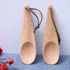 15Cm Wooden Domestic Seasoning Rice Scoops Camping Coffee Tea Sugar Spoons Q939 0507